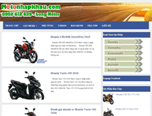 Tablet Screenshot of motonhapkhau.com